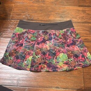 Lululemon Floral Tennis Skirt